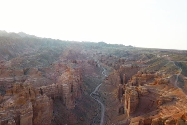 Чарынский каньон: вид сверху